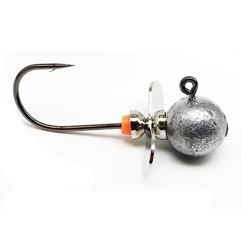 2 PSC Airscrew hooks 3.5g 5g 7g 8g 9g 10g 12g 14g Head Propeller Single Hook Jig Bait Fishing Hooks For Soft Lure Fishing Tackle