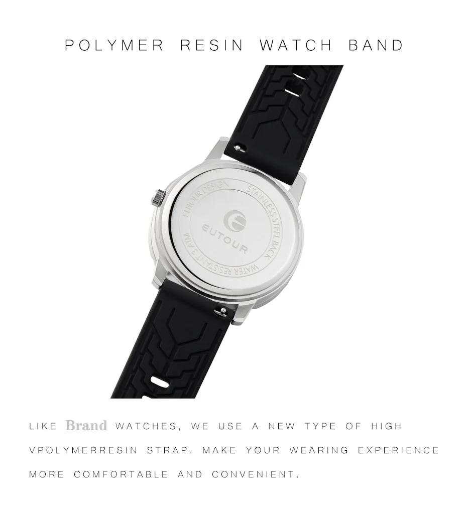 Orologio da polso da uomo di design con sfera magnetica EUTOUR di marca orologi da polso da uomo Dropshipping orologi impermeabili orologio da uomo