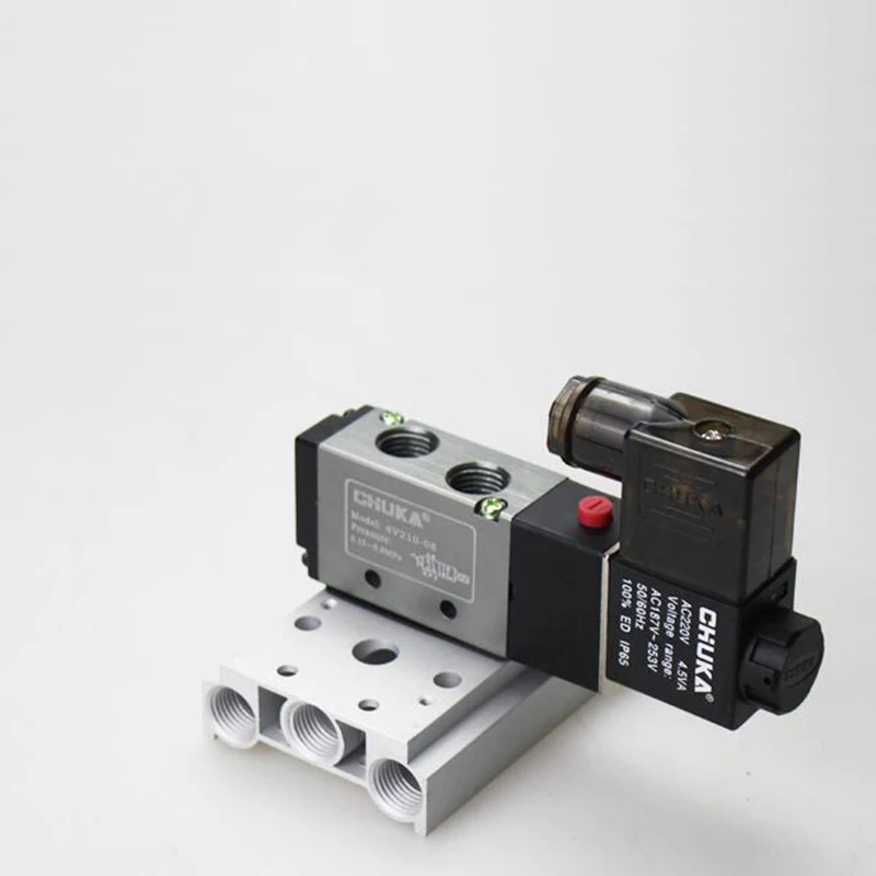 Pneumatic 4V210-08 solenoid valve 4V110-06/310-10/410-15 two five-way reversing pneumatic AirTAC Type