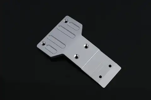 GTBRacing CNC Aluminum Baja Front Chassis Skid Plate for RC Car 1/5 HPI Baja 5B SS 5SC Upgrade Part