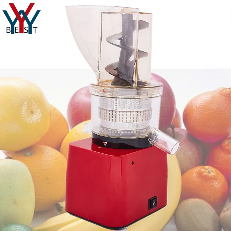 120kg/h Commercial industrial screw Juicer Large diameter Caliber Mouth Cold Press Extractor whole Apple Juicing Machine