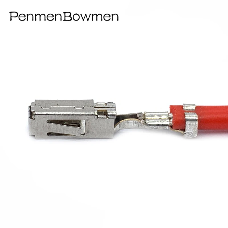 Tyco elektronik 2.8 1-otomotiv teli-1 için kablolu konnektör mm 968849 sıkma terminali Metal ekleme yay pimleri kontakları