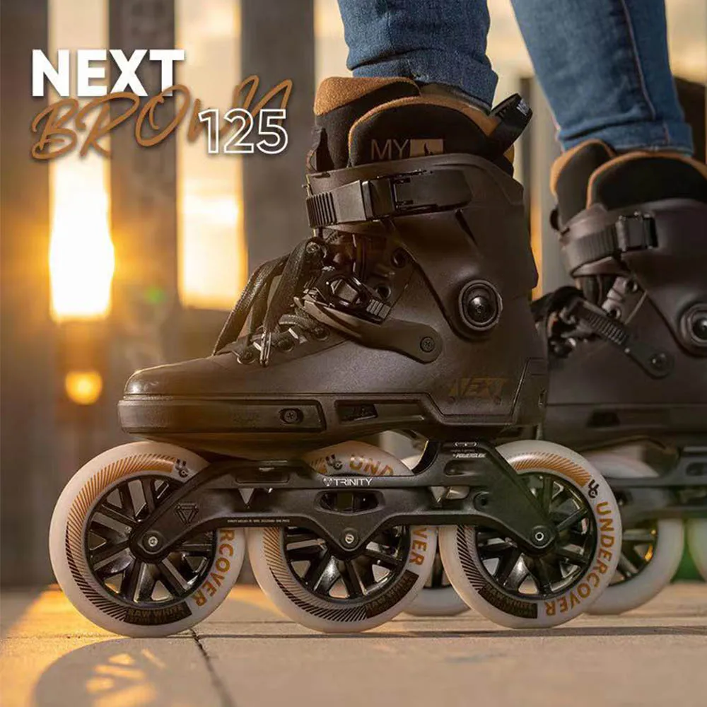 Patines en línea Powerslide NEXT Trinity Frame, 3 x 100%/100/110mm, 4x80mm, 125 originales