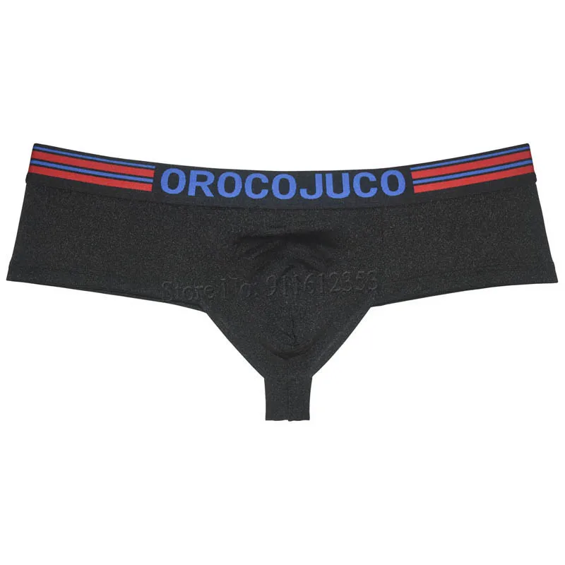 Cueca masculina box 1/2, roupa íntima para homens com cobertura traseira bracelete, biquíni ultra cheiroso