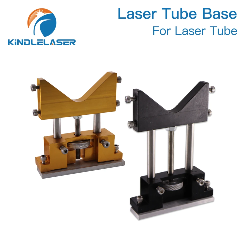 Supporto per supporto per tubo laser a forma di V Co2 in metallo KINDLELASER per macchina da taglio per incisione laser