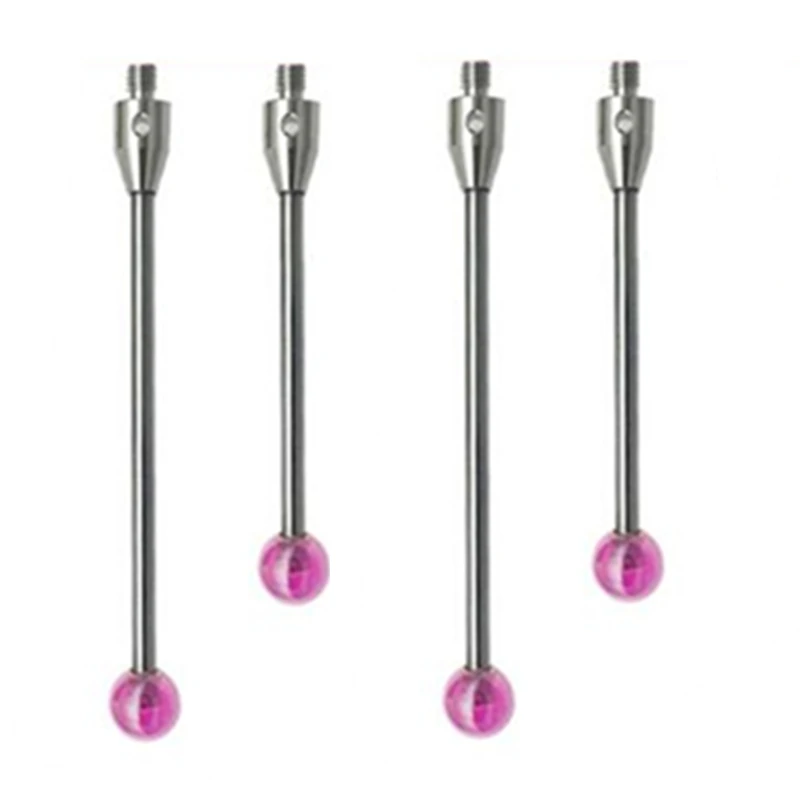 M3 / M4 / M5 Three-coordinate Probe With Rudy Ball Head 1 - 6mm CNC Touch Probe M2x1xL50mm For CNC Lathe Ruby Stylus