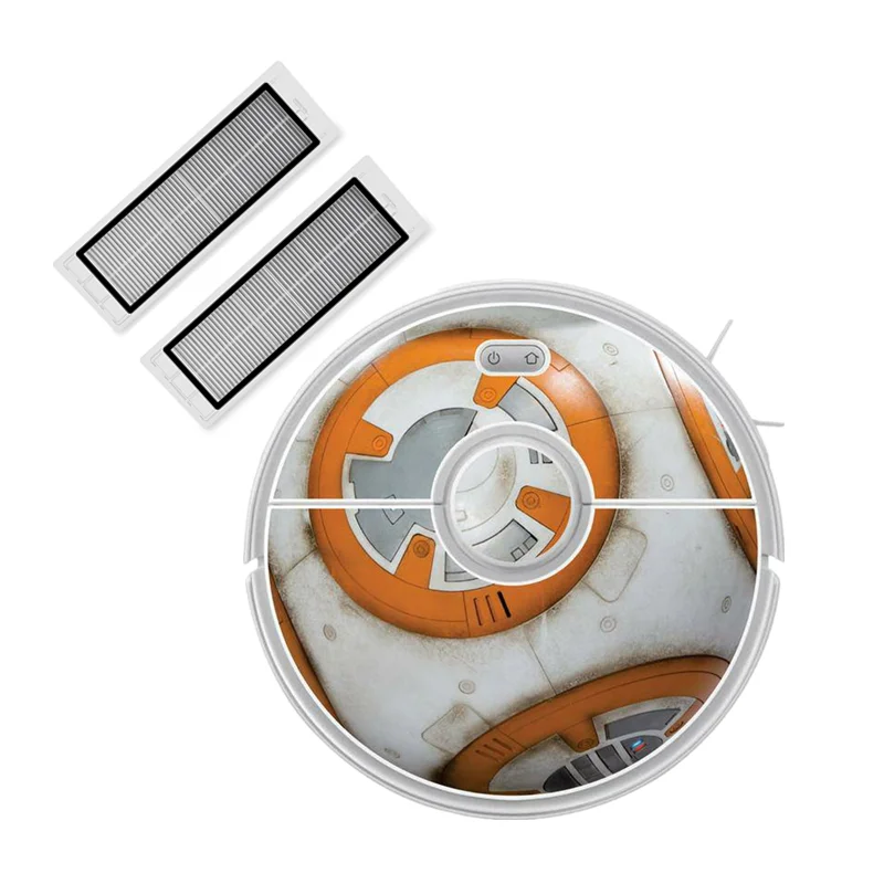 روبوت مكنسة كهربائية HEPA تصفية فرشاة ل شاومي Mi roborock S5 ماكس ملصق فيلم الروبوتية مكنسة كهربائية تصفية الملحقات