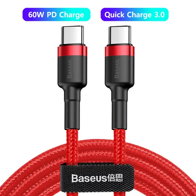 Baseus 100W USB C To USB Type C Cable PD Fast Charging Charger Cord 5A USB-C Type C Cable For iPhone17 MacBook Samsung Xiaomi - Image 9