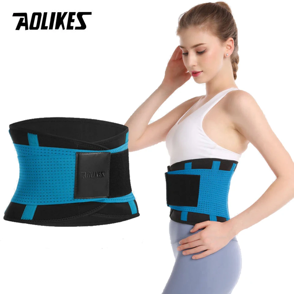 Aolikes Männer und Frauen Taille Trimmer Gürtel Lendenwirbel säule Unterstützung Fitness Fitness Gewichtheben Gürtel verstellbare Bauch Taille Trainer