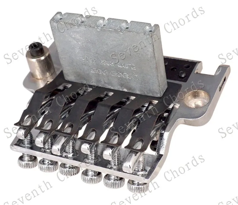 Ein Set Vintage-Tremolo-Brücke mit Doppelverriegelungssystem für E-Gitarren-Zubehörteile und Musikinstrumente – Detail 22