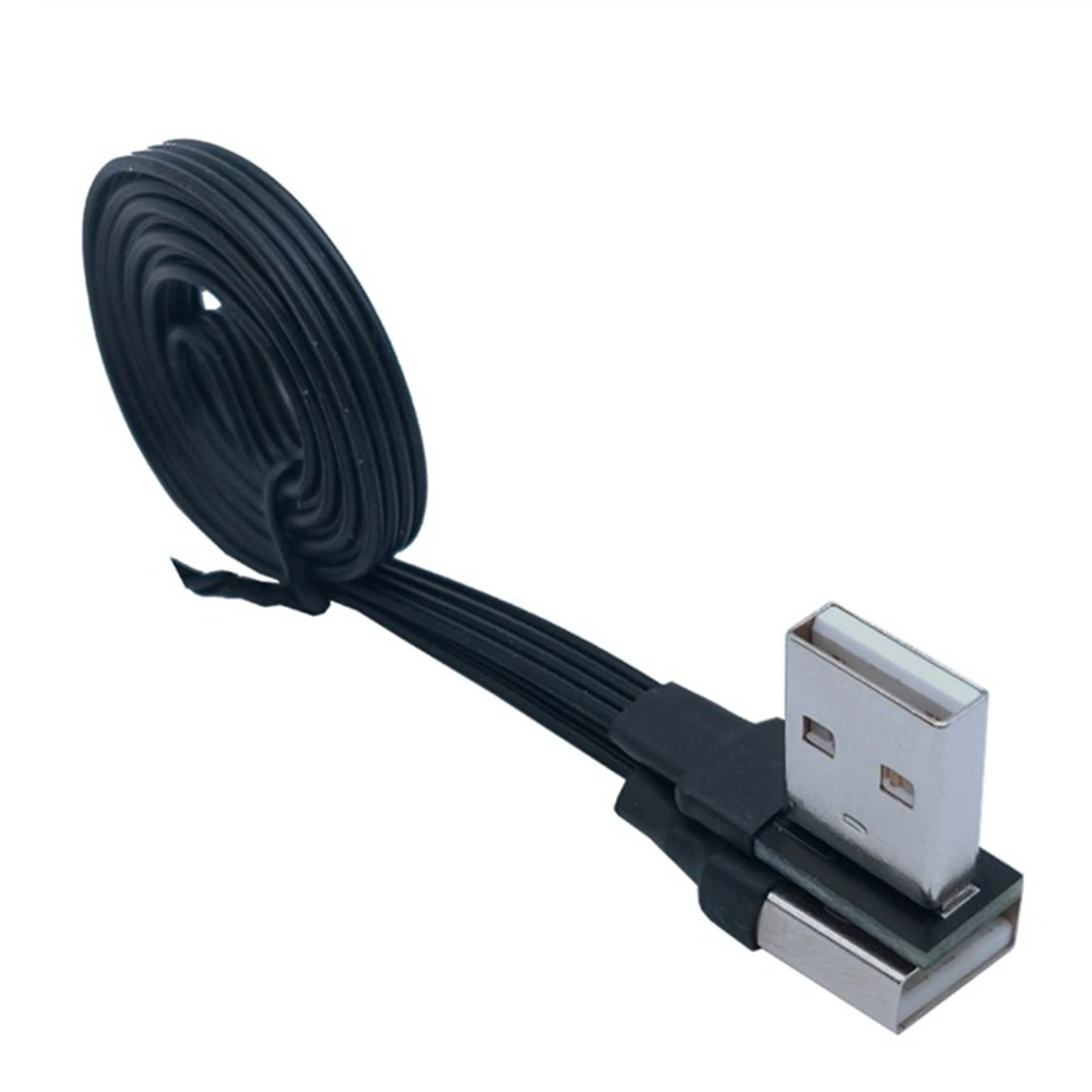 Dual doppel Ellenbogen winkel USB 2,0 Typ A typ-eine 90 Grad Right angle Daten Kabel für Festplatte computer
