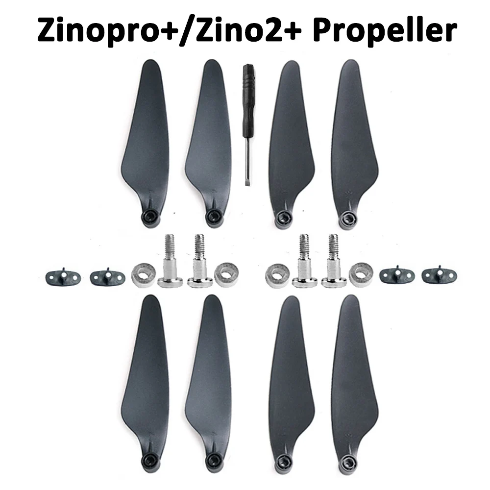

8PCS Propeller with Screws Spare Part Kit for Hubsan Zinopro+/Zino2+ Main Blade Rotor Wing Replacement Accessory