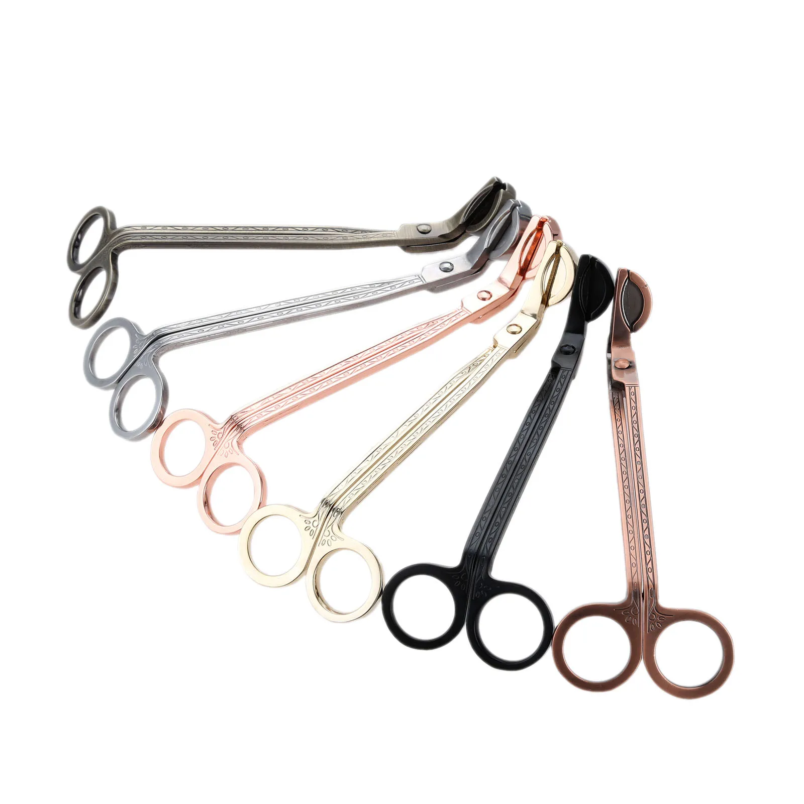 1Pc Candle Wick Trimmer Stainless Steel Candle Oil Wick Lamps Trimmer Scissors Cutter Snuffer Tool Candle Accessories 180*57mm