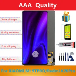 tested 6.39''AMOLED  For XiaoMi Mi 9T Pro LCD with frame for Redmi K20 Pro Display Touch Screen Digitizer Assembly Service pack