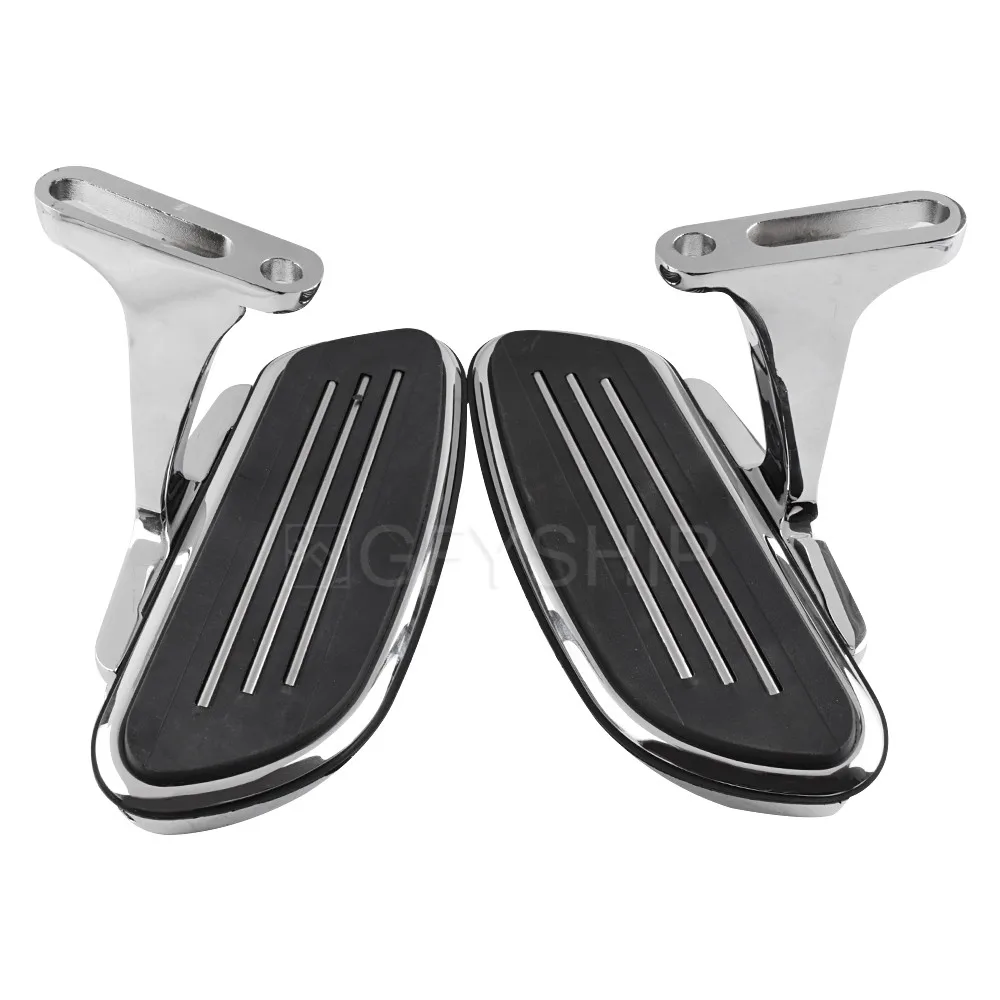 For Harley Touring And Trike Models 1993 to 2020 FLHX FLHR FLRT Motorcycle Passenger Footboard With Supports Rear Foot Rests