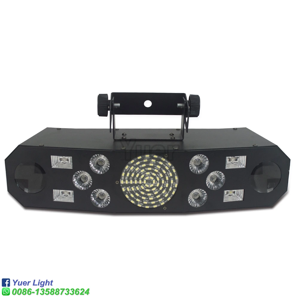 YUER DJ Disco Party RGB Patterns Beam Light Projector LED Magic Ball RGBW Strobe Xmas Holiday Wedding Stage Effect