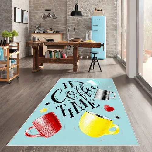 West Home Digital Printed Washable Non-Slip Base Kitchen Rug