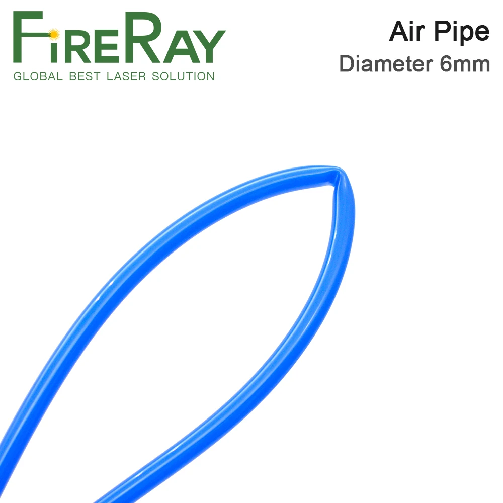 Fireray Air Pipe Air Hose Outer Diameter 6mm 6x4mm PU Tube for Air Compressor CO2 Laser Engraving Cutting Machine