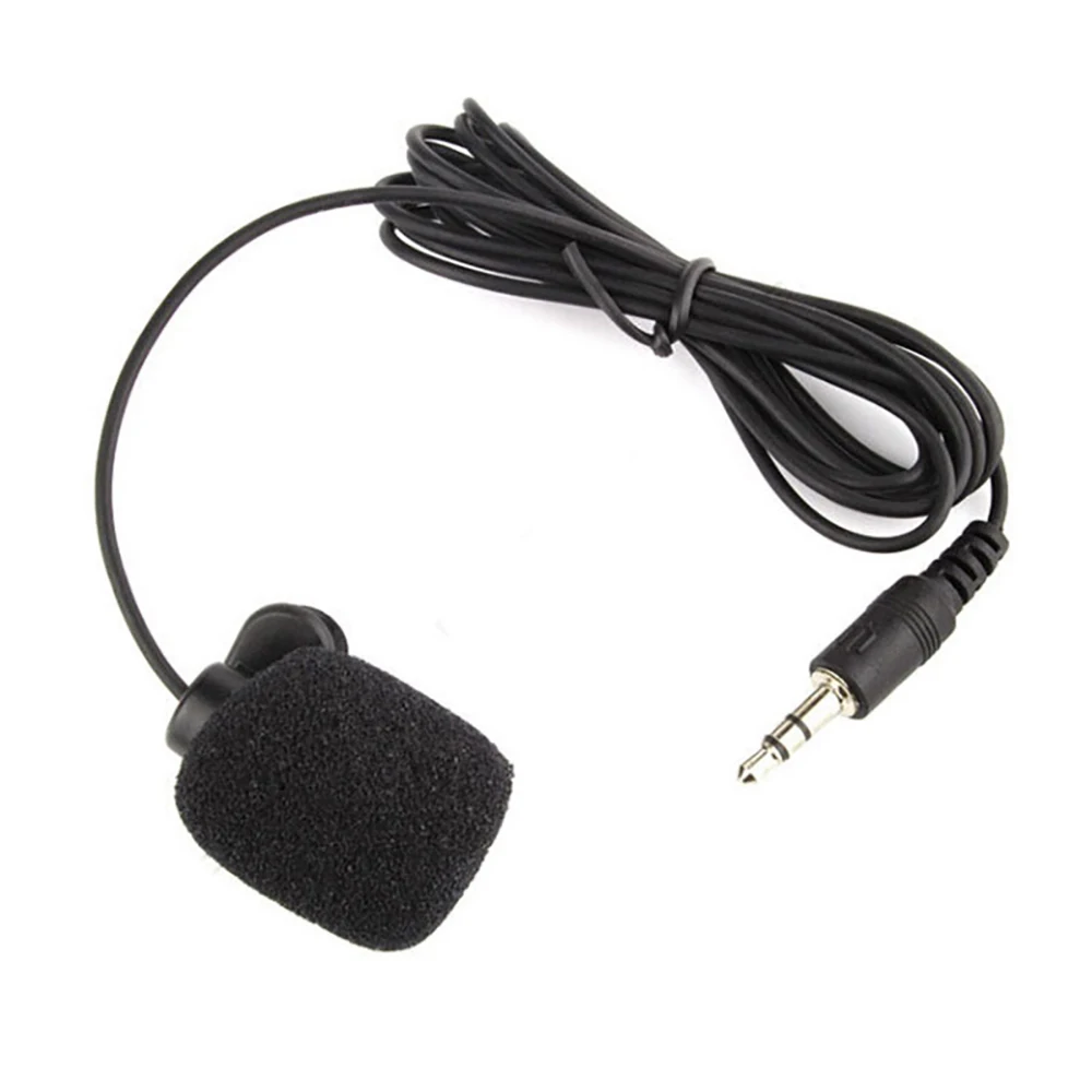 Podofo 3.5mm Universal Portable Mini Mic Microphone Hands Free Clip on Microphone Audio Mic For Android Car Radio Lound Speaker