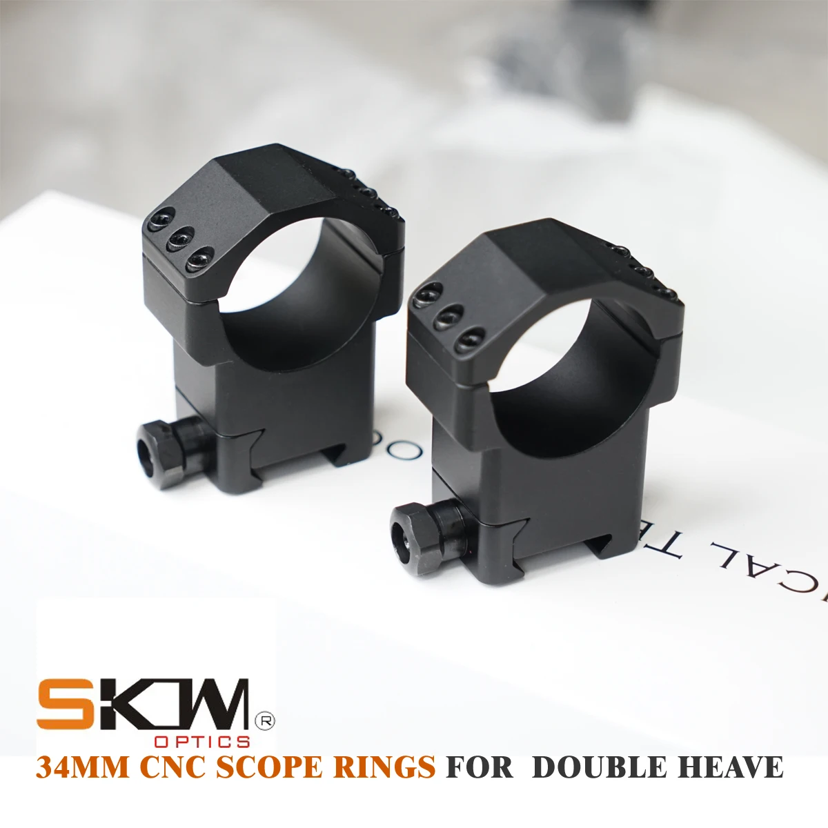 

SKWGEAR-Tactical Heavy Duty Riflescope Ring, RifleScope Mount Fit, Picatinny CNC,