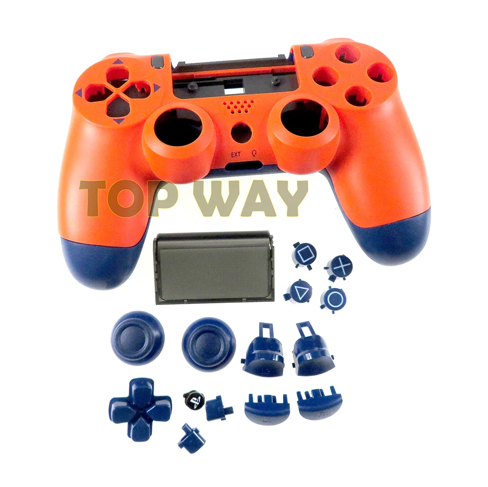 1 ชุดคุณภาพสูงกรณีเชลล์สําหรับ PS4 รุ่น 5.0 SHELL Controller เปลี่ยนจอยสติ๊ก JDS-050 JDS 050 055 JDM050