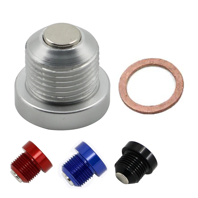 Magnetic Engine Oil Drain Plug For Porsche 911 986 996 997 Boxster Cayman,Billet Aluminum 18x1.5M