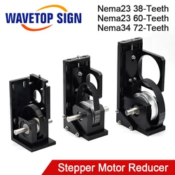 WaveTopSign riduttore motore passo-passo Base motore asse Y Nema23 38/60 denti Nema34 72 denti per macchina per taglio e incisione Laser