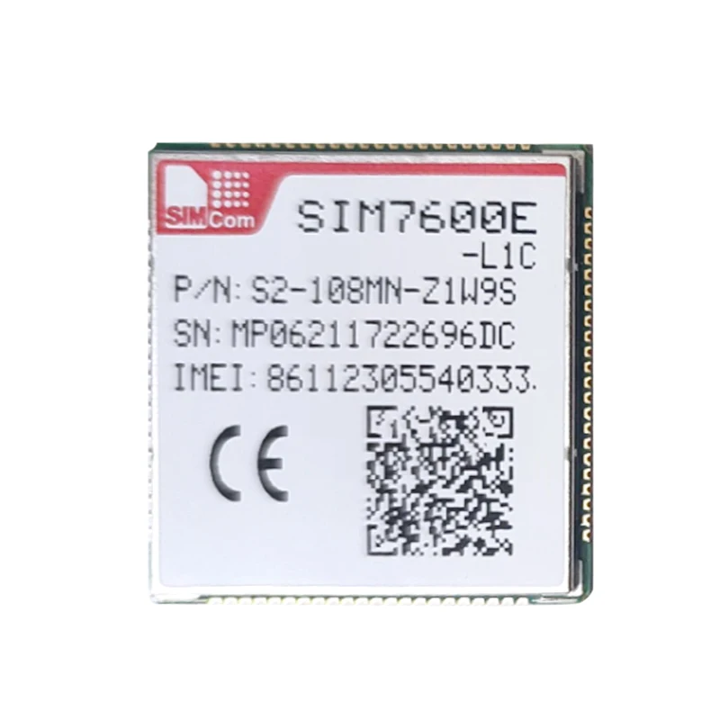 

SIMCOM SIM7600E SIM7600E-L1C LTE Cat1 module EMEA/Korea/Thailand LTE-FDD B1/B3/B5/B7/B8/B20 TE-TDD B38/B40/B41