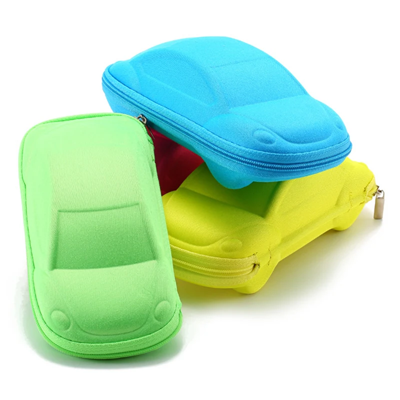 Children Car Shaped Glasses Case Kids Cute Glasses Strage Bag Box Cases Kids Sunglasses Cases Automobile Styling Lightweight Cas