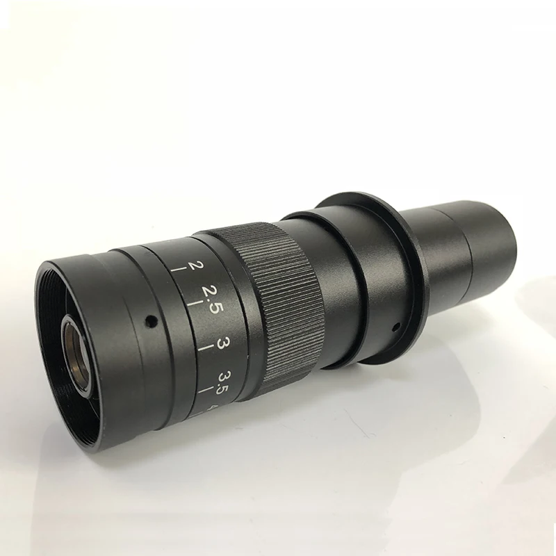 HD 200X Times Optical Lens Single Tube 4.5X Industrial Microscope Digital CCD Camera Vision Lens