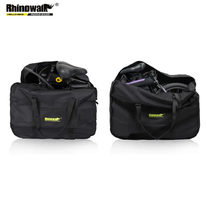 Rhinowalk-Bolsa de transporte para bicicleta plegable, accesorio portátil de 16 y 20 pulgadas, para ciclismo