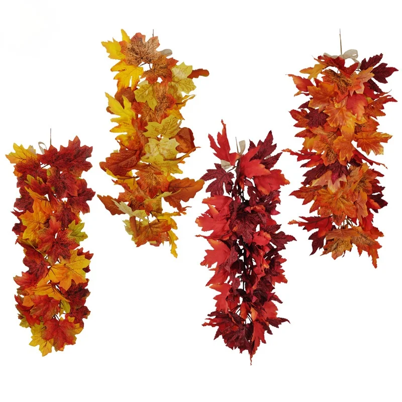 Maple Leaf Ornaments Home Interior Wall Hanging Autumn Leaves Autumn Colors Dead Leaves Maple Halloween