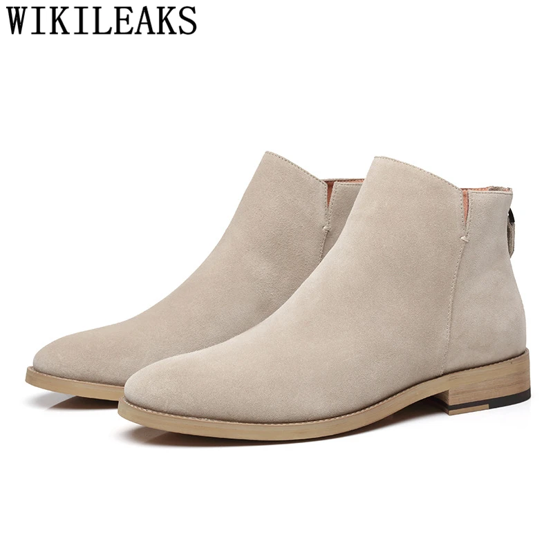 Ankle Boots Men Chelsea Boots Men Desert Boots For Men Buty Męskie Zimowe Zapatos De Hombre Chaussure Homme Botas Hombre Sapatos