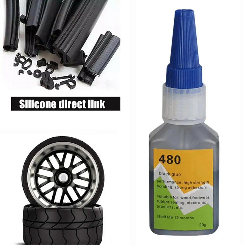 Mighty Tire Repair Glue Car Tyre Puncture Sealant Bike Car Tire Repair Patch Craft Adhesive Car Rubber Tire Seal Glue For Mot