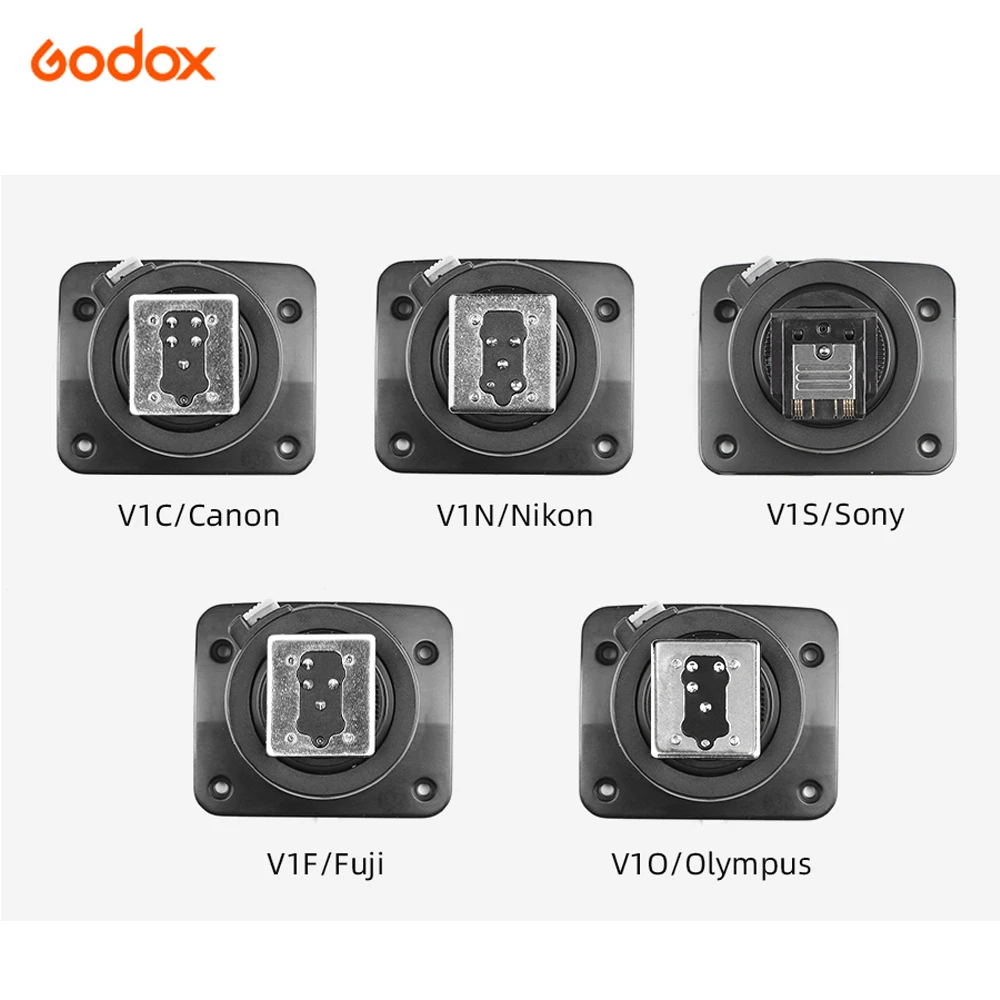 Вспышка Godox V1 V1C V1N V1S V1F V1O V1P, запасная вспышка «Горячий башмак», аксессуары для камер canon, nikon, sony, pentax