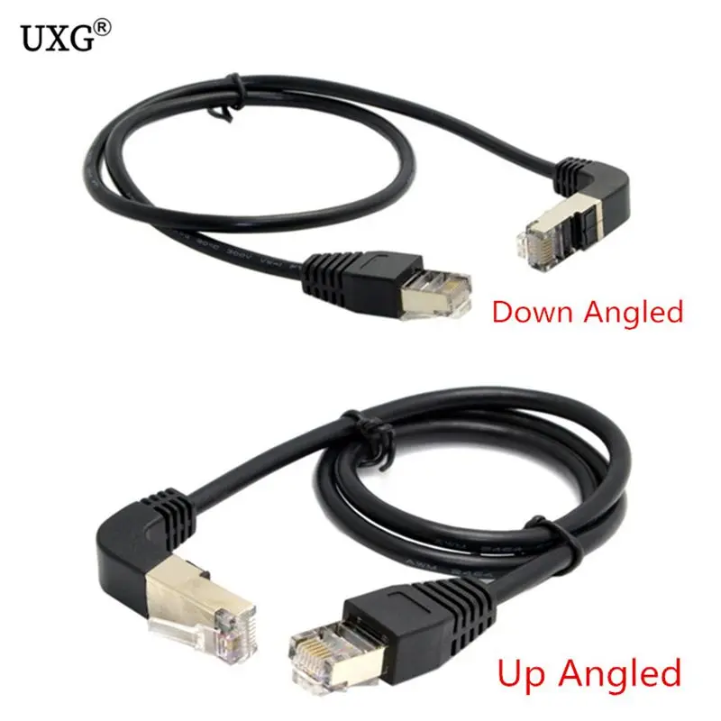 

Угловой патч-корд Cat5e 8P8C STP Cat5 Cat 5e RJ45 Lan Ethernet для прямого кабеля, угловой RJ45 0,5 м 1 м 2 м 3 м 5 м