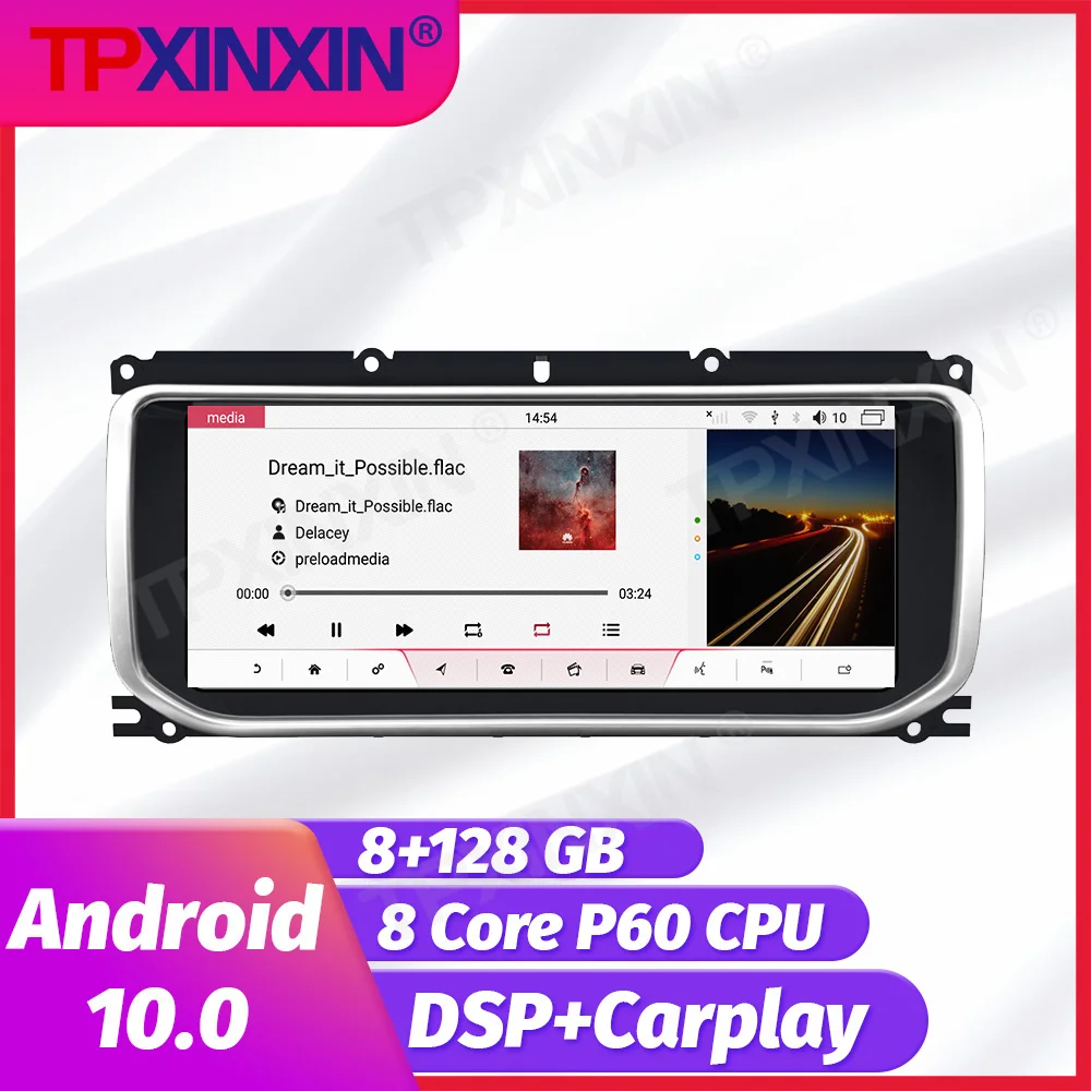 

8+128GB Android 10.0 For Range Rover Evoque 2012 - 2018 Car Radio Multimedia Video Player Navigation Stereo GPS Auto 2din no DVD