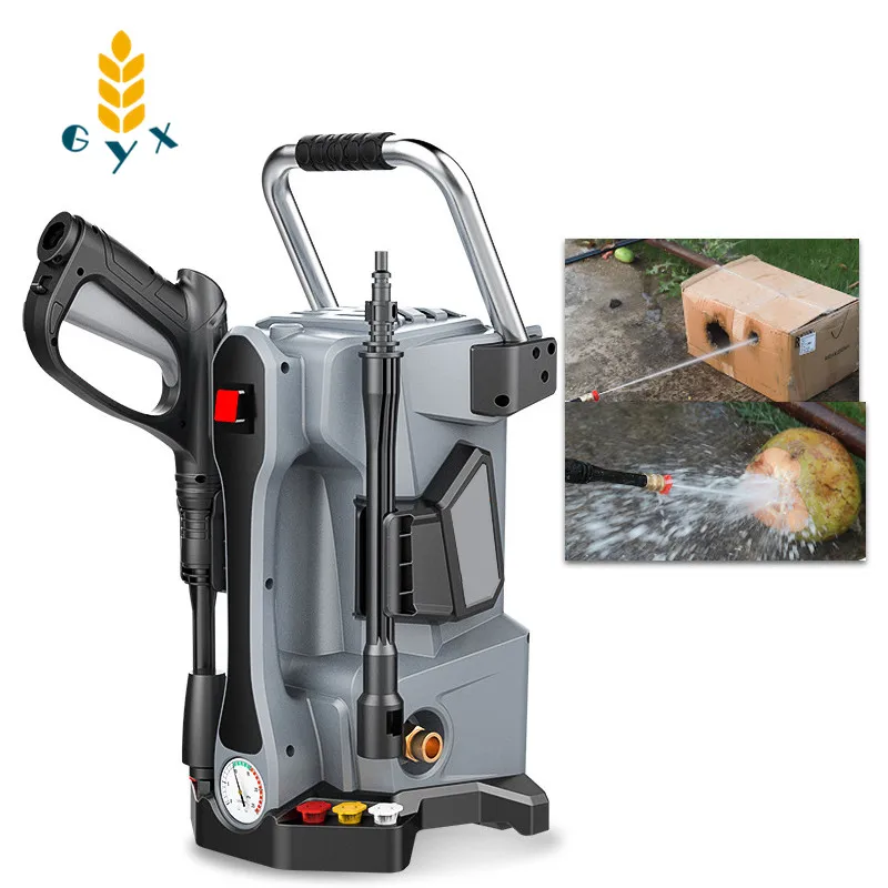 

Car washing machine high voltage 220v home car washing machine small automatic portable water pump/high-power brush water gun