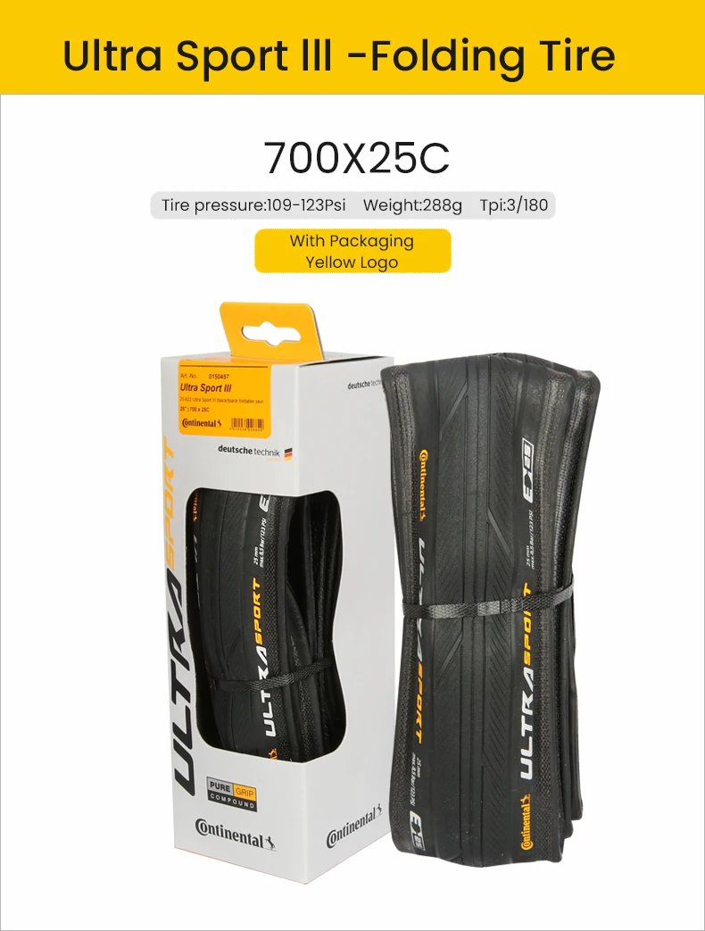 Continental Grand Sport Race / ULTRA Sport III 700× 23C /25C/28C Fahrradreifen für Rennräder, faltbar, mit PureGrip Tech, auch für E-Bikes geeignet – Detail 16