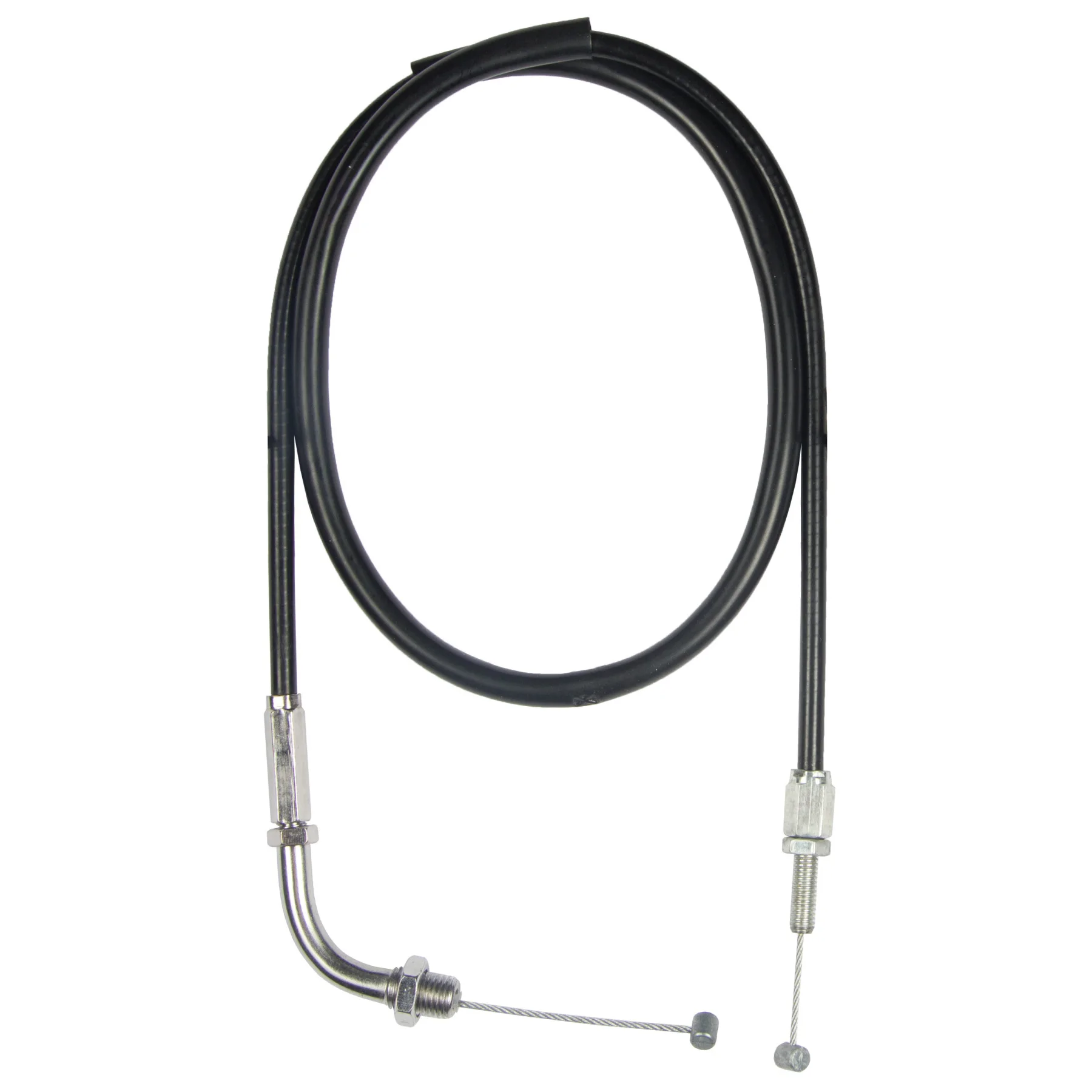 MotoMaster 54012-128 Throttle Cable B (CLOSE) for Kawasaki Z 750 Twin B (1976-1978)