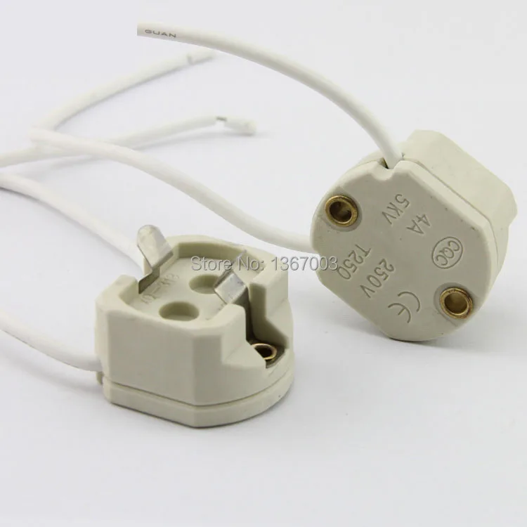G12 Ceramic Lamp Holder, Led socket adapter ceramic halogen Bulb base Converter Metal Halide adapter socket 70/150W Cable 10cm