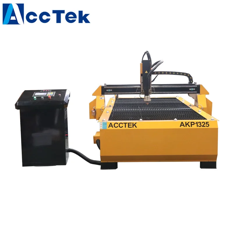 Desktop CNC Plasma Metal Cutting Machine Steel Plate Gas Flame Cut Cutter Price AKP1325