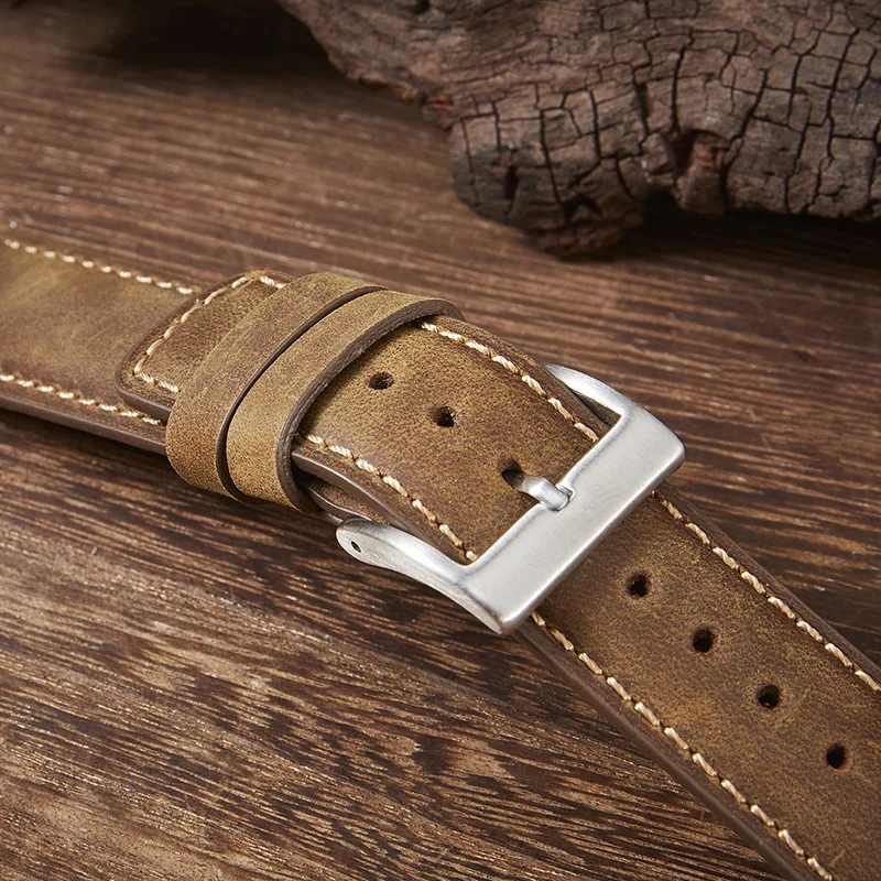 Watchbands 20mm 22mm watch strap Leather ultra-thin strapQuick release strap Square tail pin buckle watch accessories P58