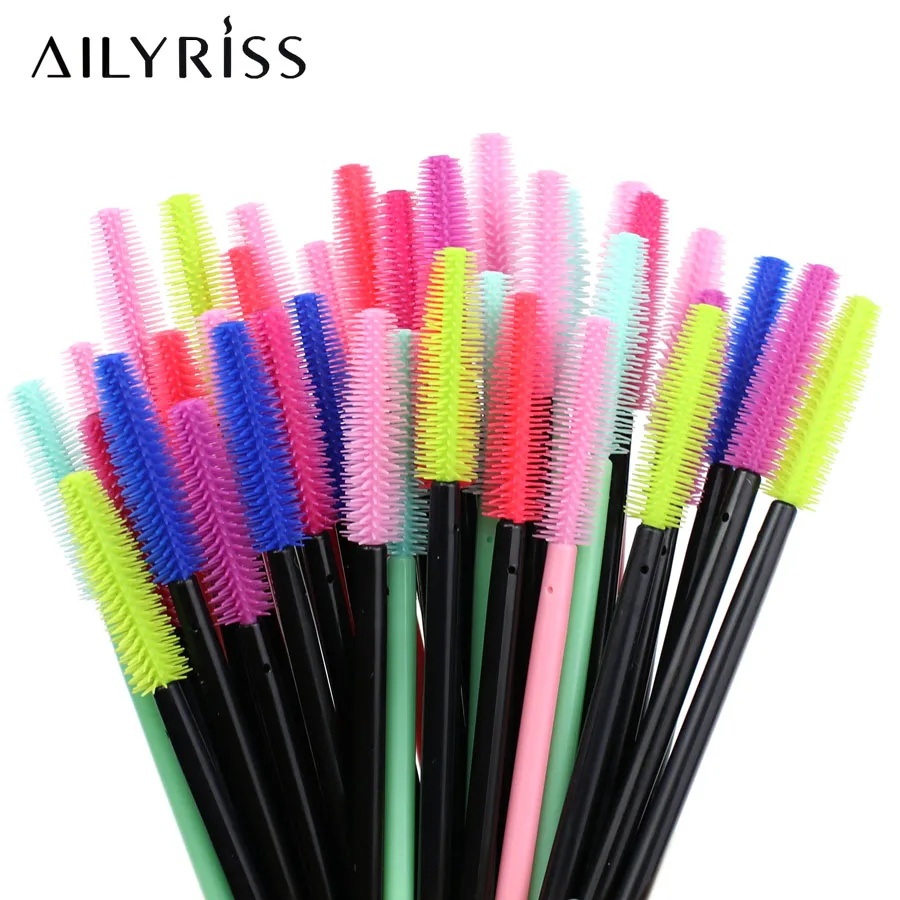 5/25 PCS Disposable Silicone Gel Eyelash Brush Comb Mascara Wands Eye Lashes Extension Tool Professional Beauty Tool For Women