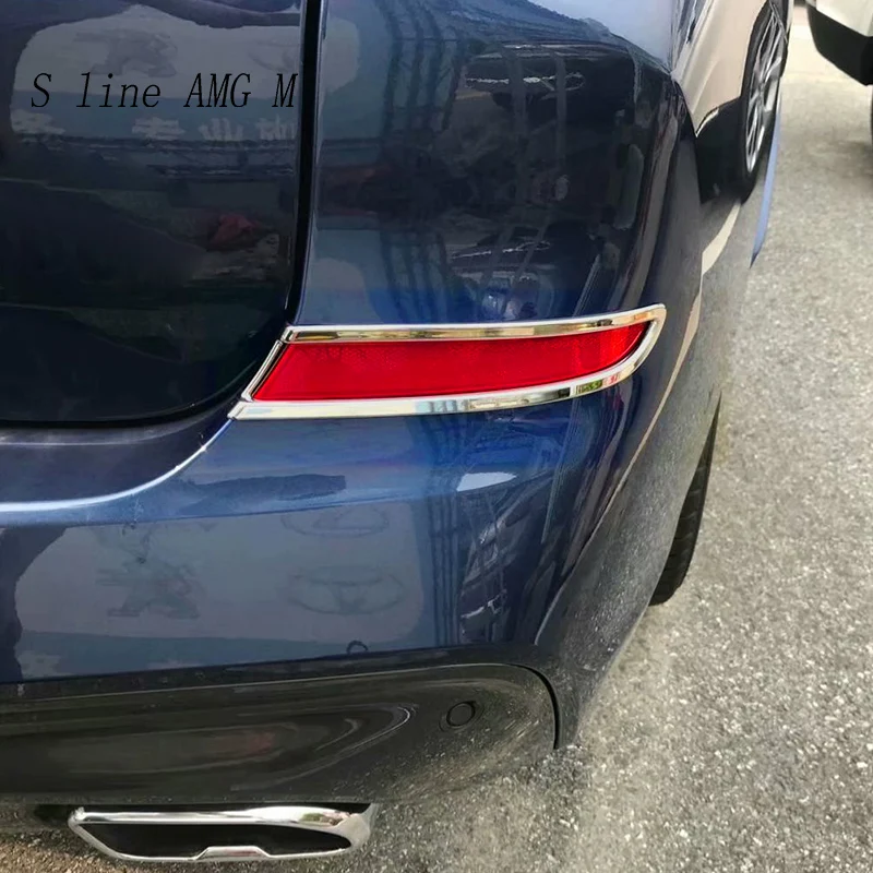 Стайлинг автомобиля, внешний багажник, хромированная задняя противотуманная фара, декоративная панель, рамка, наклейка, отделка для BMW X3 G01 2018-2023, аксессуары