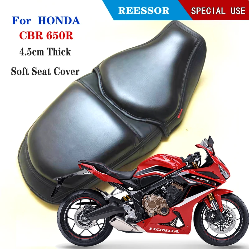 

Подушка для мотоцикла Honda CBR650R, 4,5 см, комфортные подушки из губки, дышащий сетчатый чехол для сиденья для длительных поездок