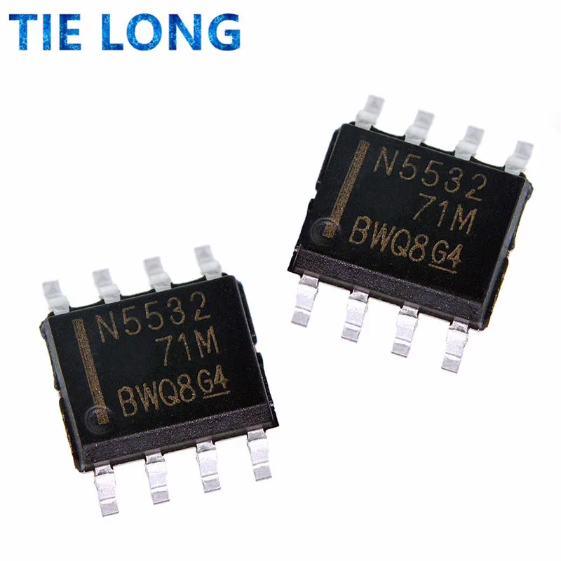 20 قطعة NE5532DR SOP8 NE5532 SOP N5532 5532DR SOP-8 SMD جديدة ومبتكرة IC #1
