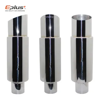 EPLUS 汽車排氣管消音器尾管通用高品質不銹鋼介面 51 57 63MM 排氣系統末端 12 最佳銷售 f30排氣 - №7