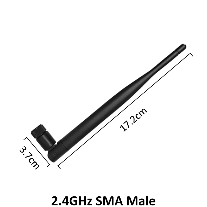 Antenne wifi 2.4GHz 5dBi SMA mâle à gain élevé pour routeur Booster et 21cm IOT RP-SMA à ufl. Câble d'extension IPX 1.13 Pigtail, câble d'extension