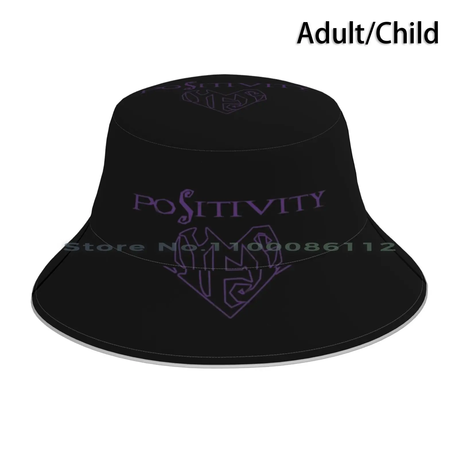 Prince Positivity Bucket Hat Sun Cap Prince Funk Soul 80s Pop The Revolution Purple Rain Purple Music Starfish And Coffee Sign